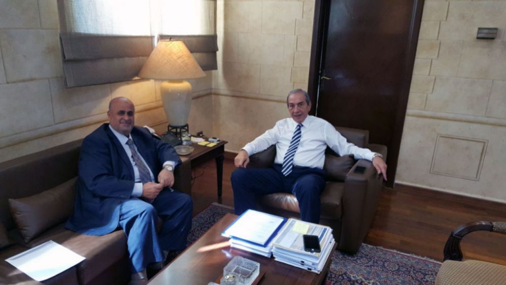 رئيس البلدية بزيارة رئيس مجلس الإنماء والإعمار.