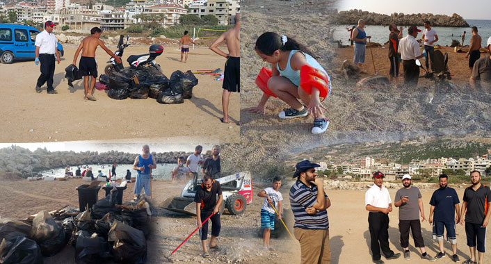 شكراً لكم للمساهمة بحملة تنظيف البور